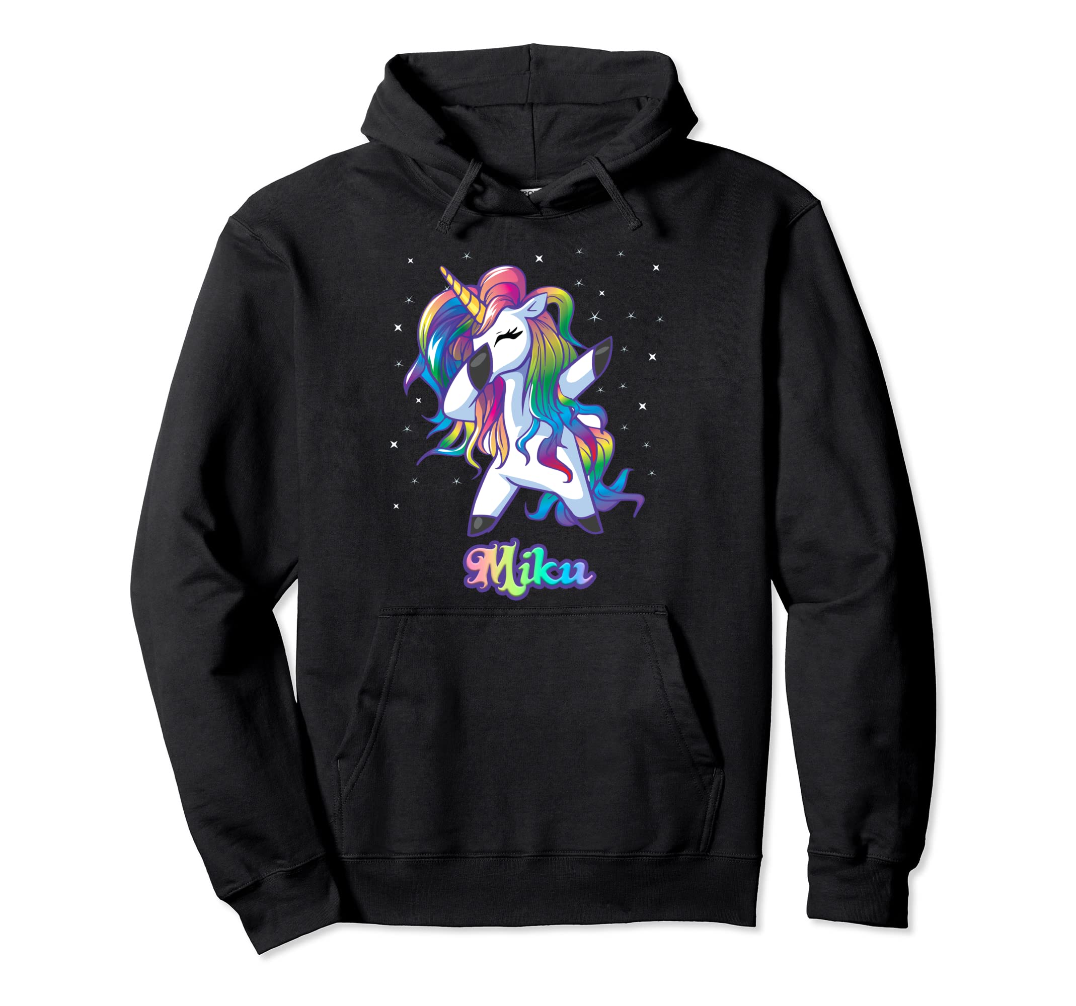 Miku Unicorn Gifts Birthday Gifts Hoodie - Trendy Graphic Men Women - T-Shirt, Sweatshirt, Hoodie