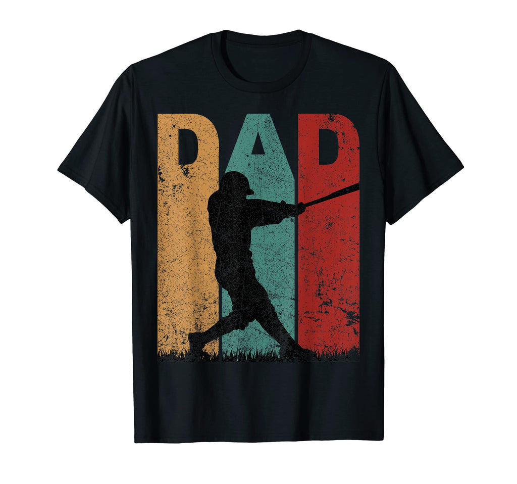 Baseball Dad Fathers Day Gift Ideas T-Shirt - Custom Art Print for Adults - T-Shirt, Sweatshirt, Hoodie