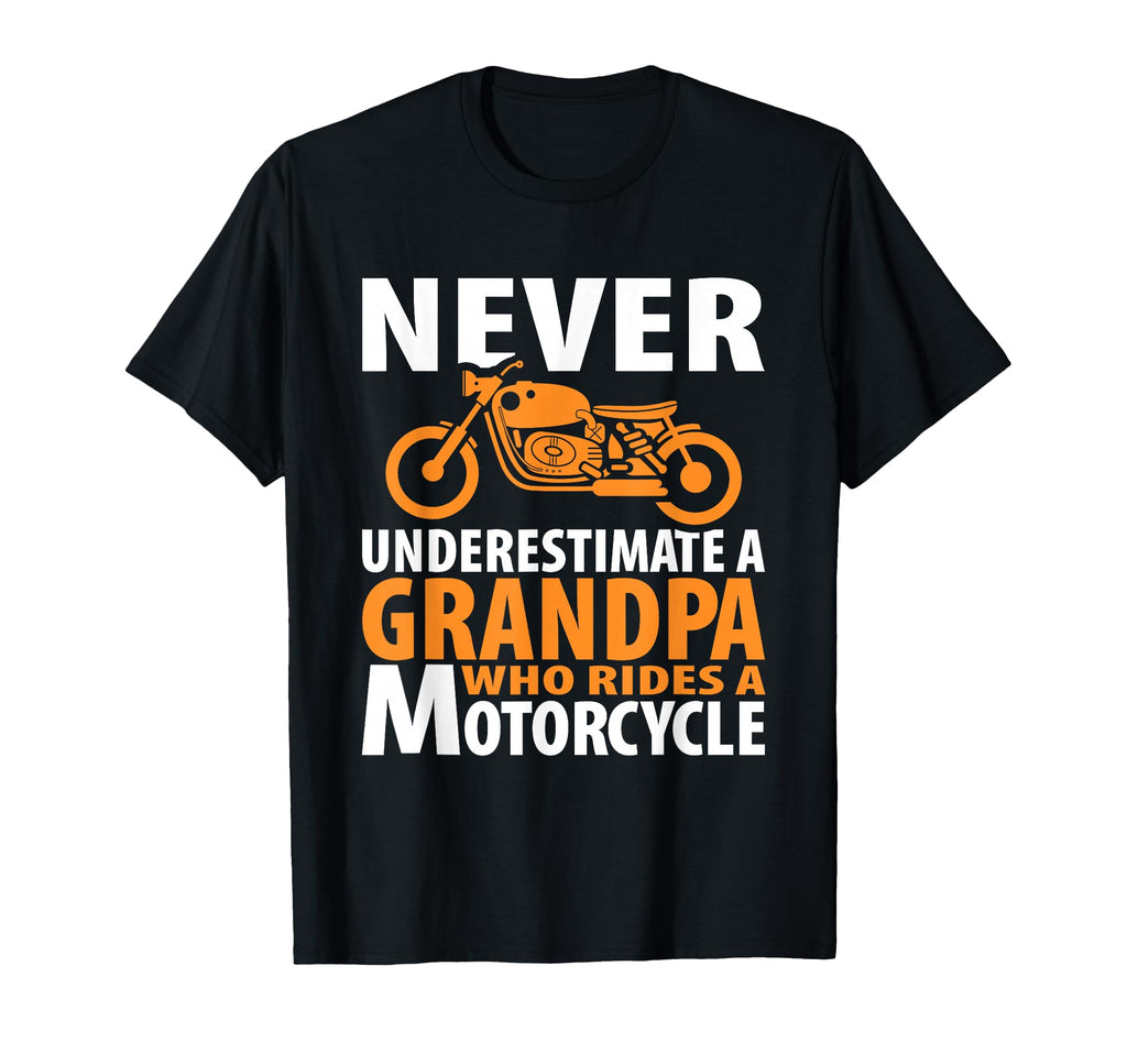 Motorcycle Grandpa Who Rides Tees Biker T-Shirt - Trendy Graphic Men Women - T-Shirt, Sweatshirt, Hoodie
