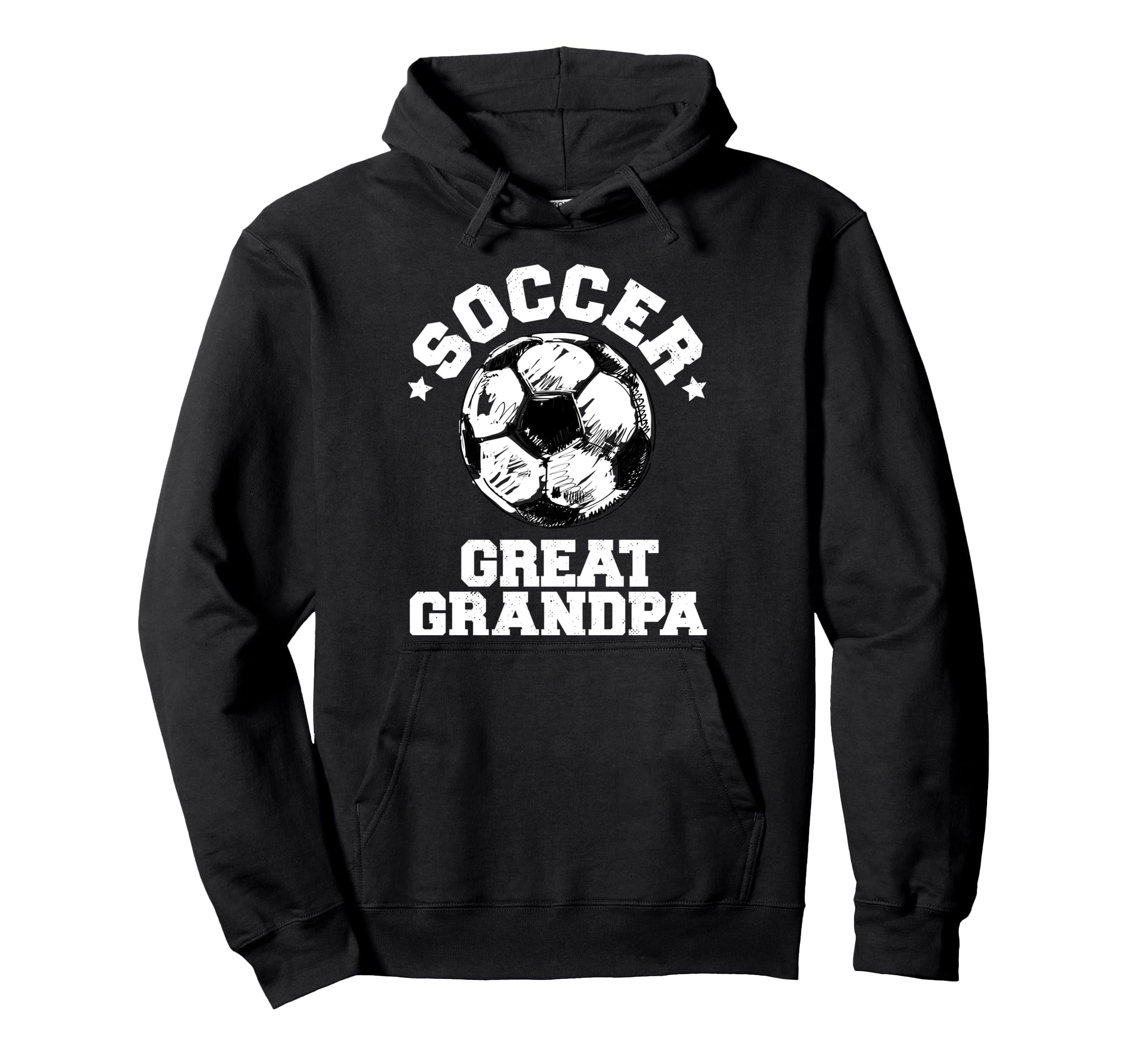Soccer Great Grandpa Soccer Ball Hoodie - Streetwear Style for Adults - T-Shirt, Sweatshirt, Hoodie