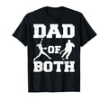 Dad Both Funny Softball Hockey Dad T-Shirt - Graphic Print Men Women - T-Shirt, Sweatshirt, Hoodie