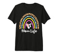 Soccer Baseball Mom Boho Rainbow T-Shirt - Custom Art Print for Adults - T-Shirt, Sweatshirt, Hoodie