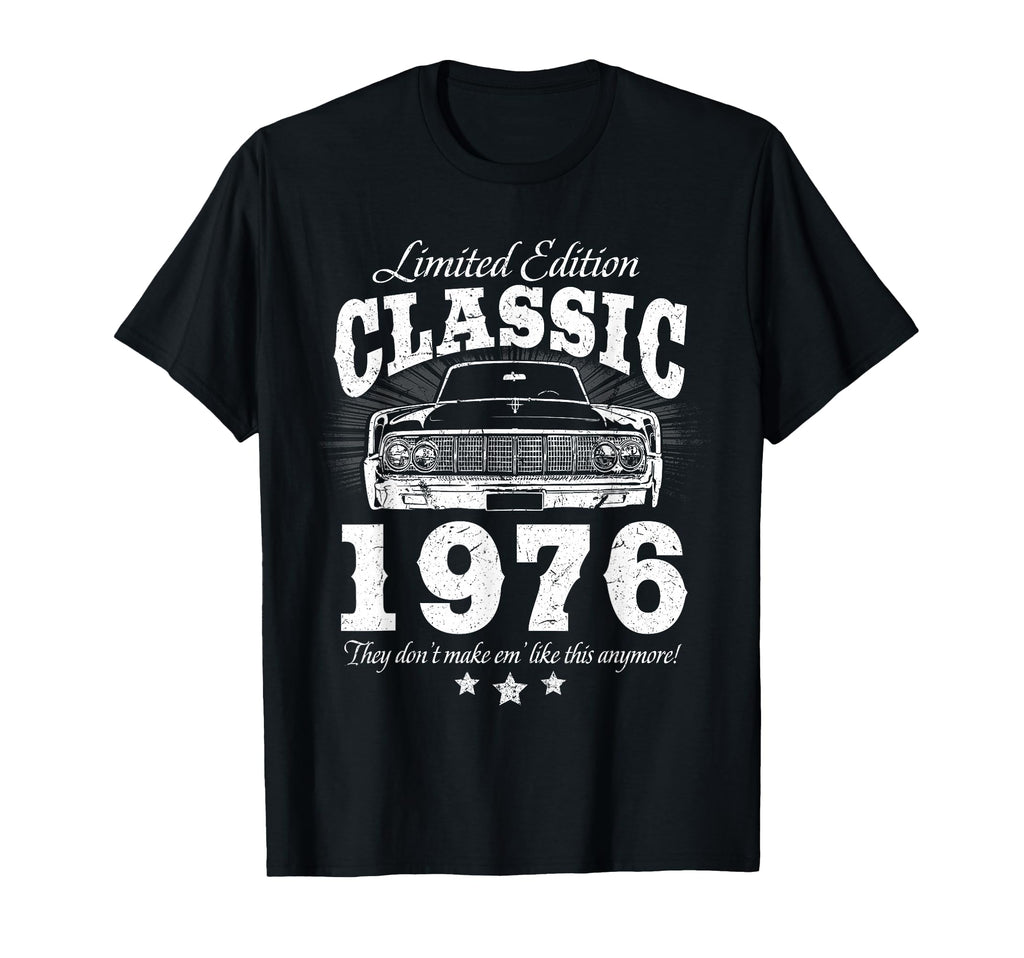 Funny 50Th Birthday Car 1976 50 Year T-Shirt - Aesthetic Graphic Men Women - T-Shirt, Sweatshirt, Hoodie