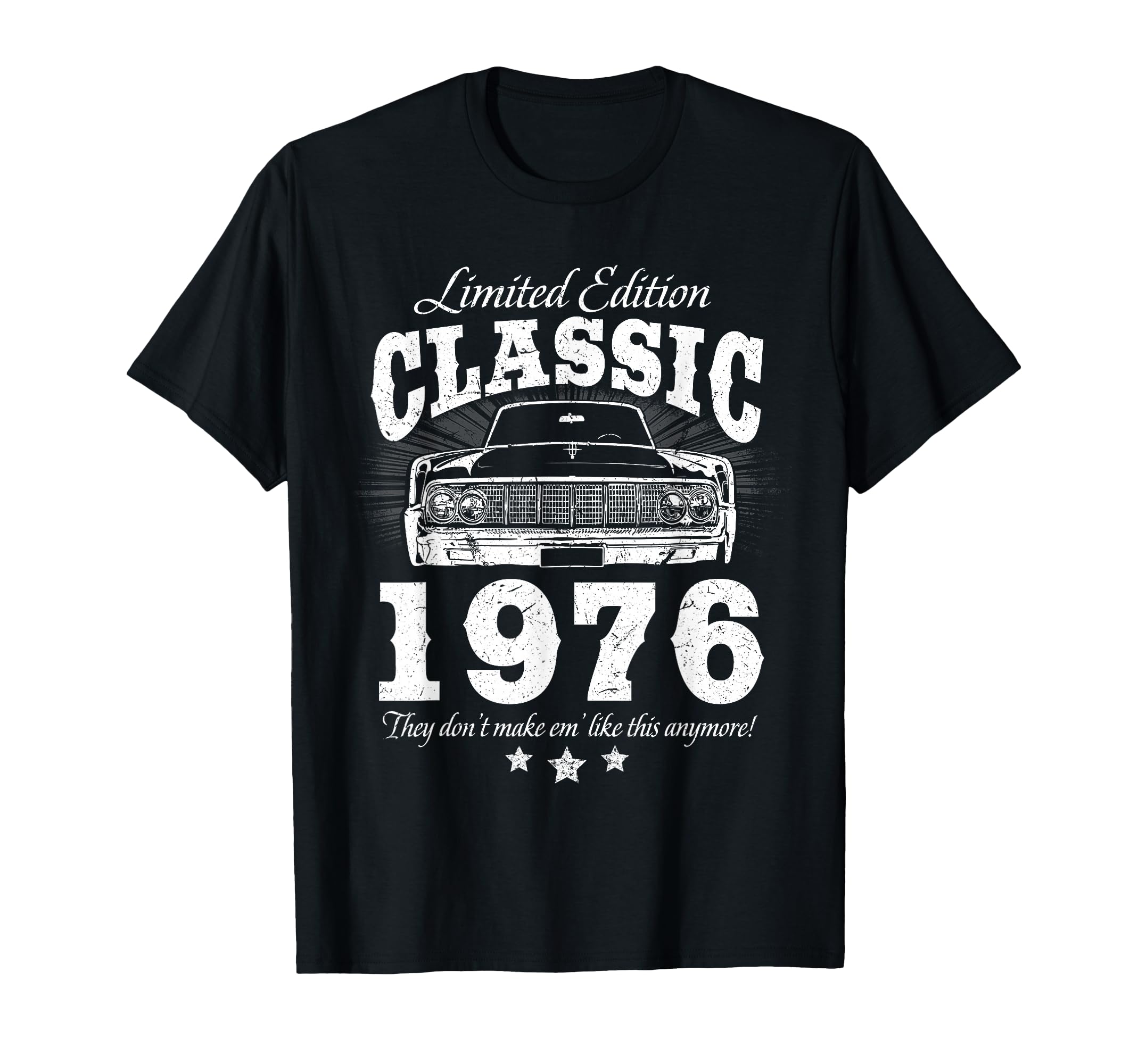 Funny 50Th Birthday Car 1976 50 Year T-Shirt - Aesthetic Graphic Men Women - T-Shirt, Sweatshirt, Hoodie