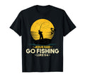 Jesus Said Go Fishing Luke 5 4 T-Shirt - Custom Art Print for Adults - T-Shirt, Sweatshirt, Hoodie