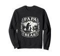 Papa Bear Fishing Adventure Dads And Sweatshirt - Graphic Print Men Women - T-Shirt, Sweatshirt, Hoodie