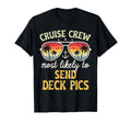 Most Likely To Send Deck Pics T-Shirt - Novelty Apparel for Adults - T-Shirt, Sweatshirt, Hoodie