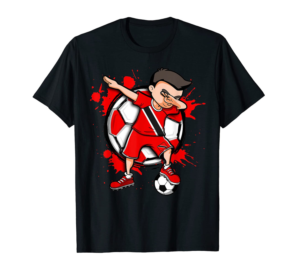 Dabbing Soccer Trinidad And Tobago T-Shirt - Aesthetic Graphic Men Women - T-Shirt, Sweatshirt, Hoodie