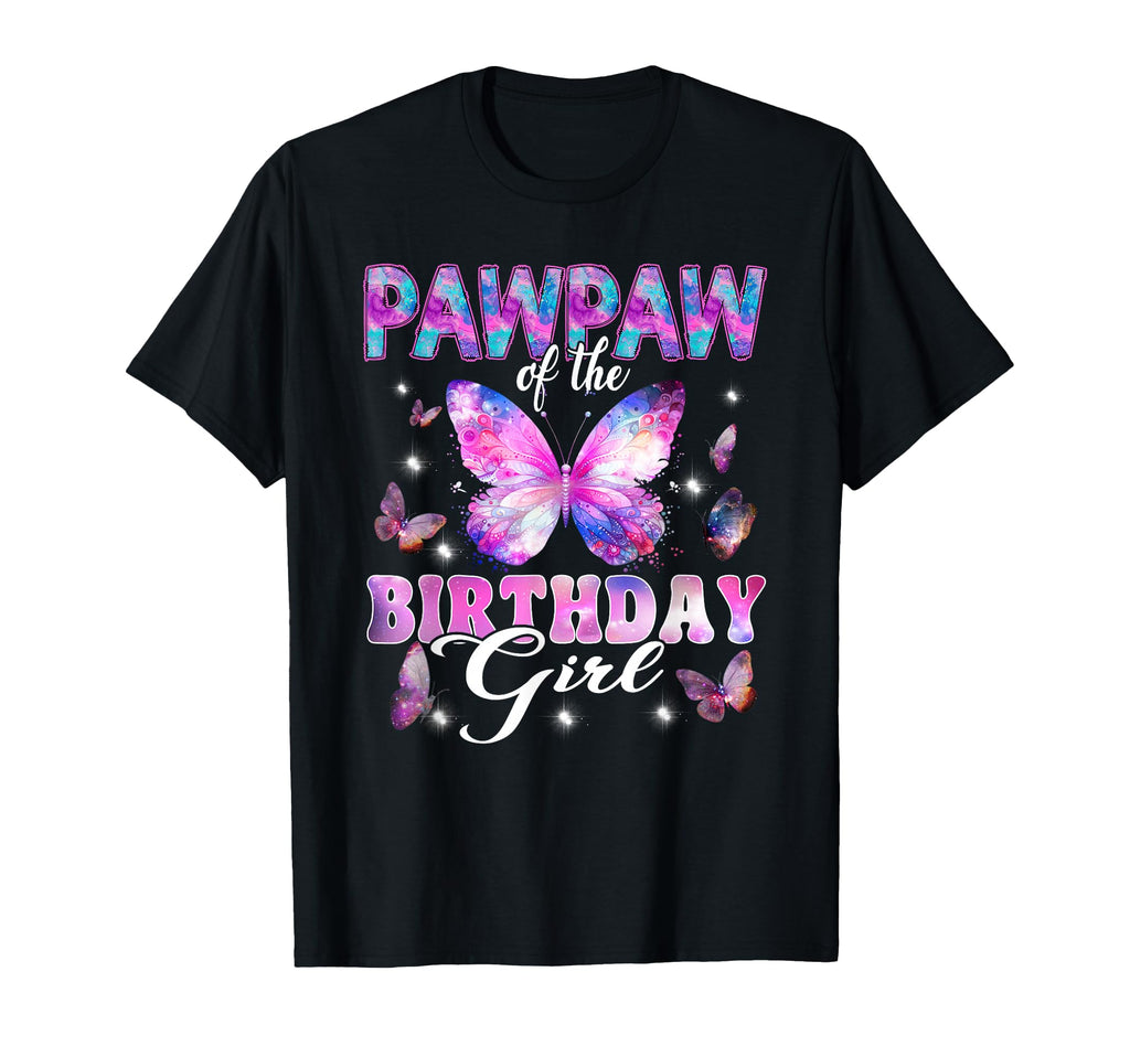 Pawpaw Birthday Butterfly Family T-Shirt - Aesthetic Graphic for Adults - T-Shirt, Sweatshirt, Hoodie