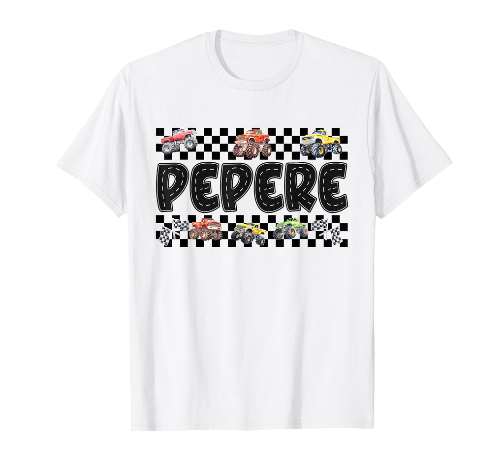 Pepere Monster Truck Family Crew T-Shirt - Minimalist Print Men Women - T-Shirt, Sweatshirt, Hoodie