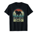 Bulldog Dad Fathers Day Daddy T-Shirt - Casual Everyday Wear for Adults - T-Shirt, Sweatshirt, Hoodie
