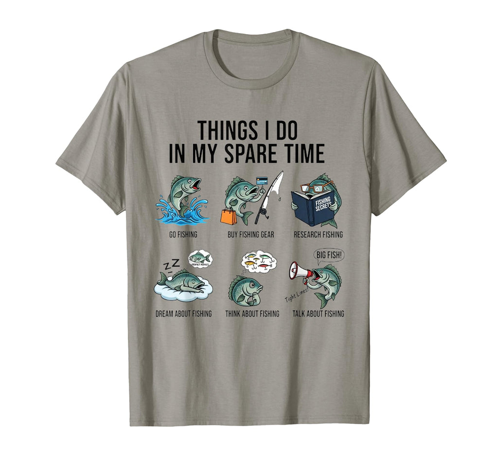 Things I Do Mu Spare Time Funny T-Shirt - Aesthetic Graphic for Adults - T-Shirt, Sweatshirt, Hoodie