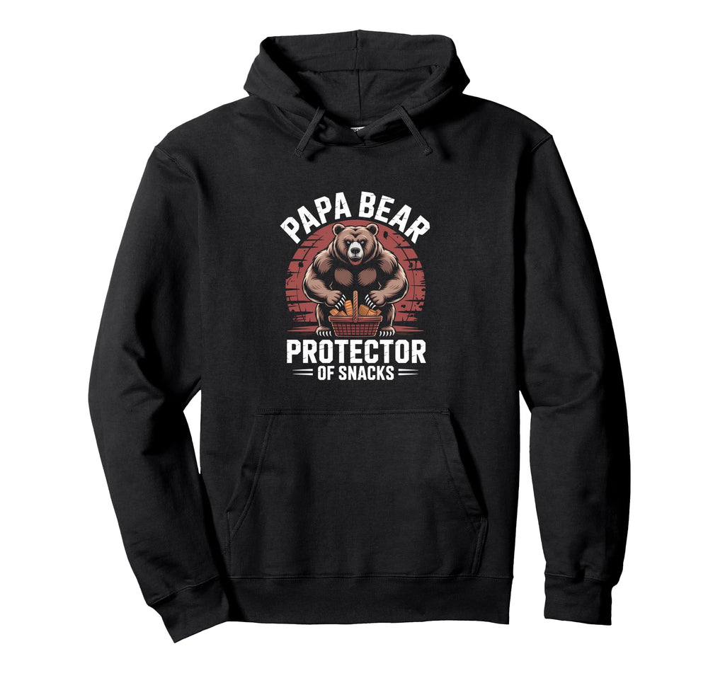 Papa Bear Protector Snacks Novelty Hoodie - Fun Novelty Design for Adults - T-Shirt, Sweatshirt, Hoodie