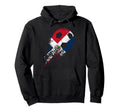 Dominican Republic Soccer Flag Pride Hoodie - Novelty Apparel Men Women - T-Shirt, Sweatshirt, Hoodie