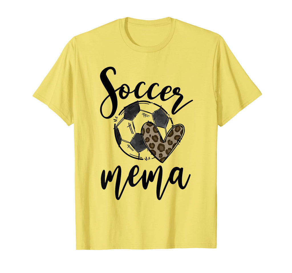 Soccer Mema Leopard Funny Soccer T-Shirt - Trendy Graphic for Adults - T-Shirt, Sweatshirt, Hoodie