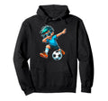 Funny Dabbing Dab Soccer Player Ball Soccer Hoodie - Graphic Print Unisex - T-Shirt, Sweatshirt, Hoodie