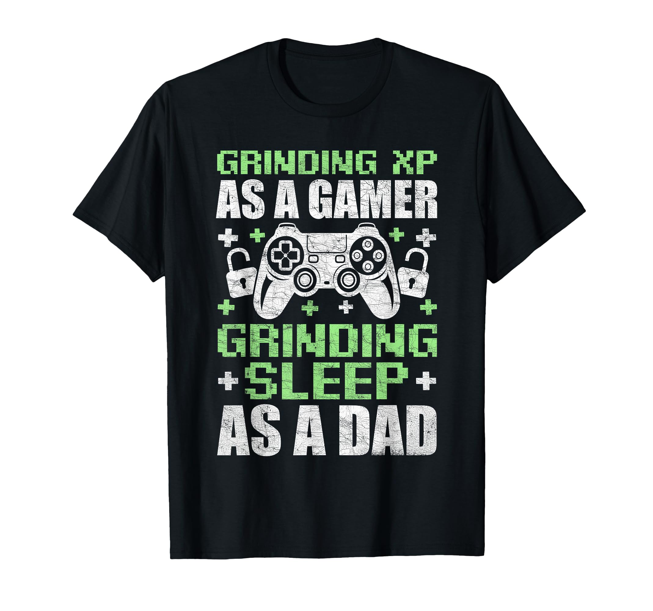 Gaming Dad Fathers Day Grinding Xp As T-Shirt - Graphic Print for Adults - T-Shirt, Sweatshirt, Hoodie