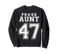 Number 47 Custom Proud Soccer Sweatshirt - Fun Novelty Design Unisex - T-Shirt, Sweatshirt, Hoodie