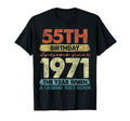 55 Year Old Gifts 1971 55Th Birthday T-Shirt - Custom Art Print for Adults - T-Shirt, Sweatshirt, Hoodie
