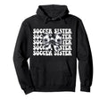 Soccer Sister Soccer Coquette Bow Hoodie - Streetwear Style for Adults - T-Shirt, Sweatshirt, Hoodie