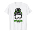Soccer Aunt Messy Bun Soccer Auntie T-Shirt - Trendy Graphic Men Women - T-Shirt, Sweatshirt, Hoodie