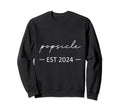 Popsicle Est 2024 New Dad Dad Sweatshirt - Aesthetic Graphic for Adults - T-Shirt, Sweatshirt, Hoodie