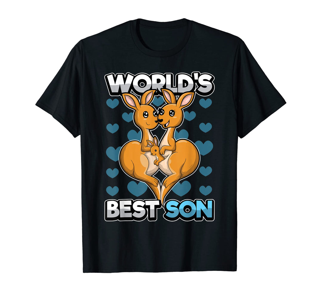 Best Son Kangaroo Mom Dad Matching T-Shirt - Custom Art Print Unisex - T-Shirt, Sweatshirt, Hoodie