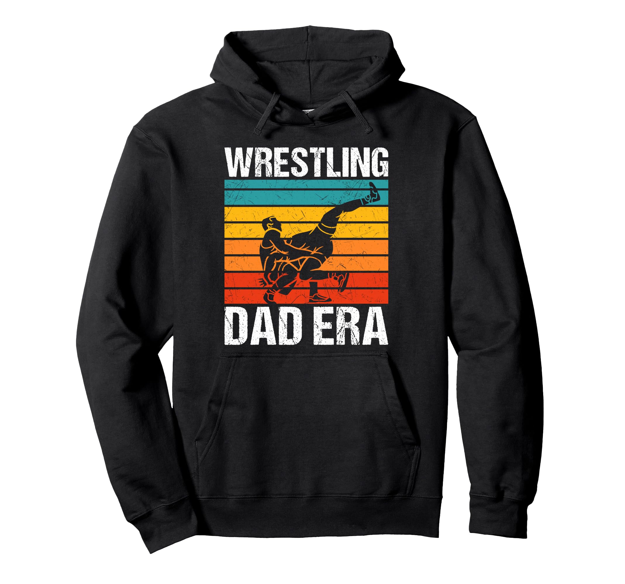 Wrestling Dad Era Game Day Sports Mom Hoodie - Fun Novelty Design Men Women - T-Shirt, Sweatshirt, Hoodie