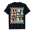 Aunt Birthday Family Groovy Birthday T-Shirt - Unique Graphic Men Women - T-Shirt, Sweatshirt, Hoodie