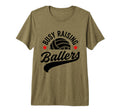 Busy Raising Ballers Volleyball Cheer T-Shirt - Unique Graphic Men Women - T-Shirt, Sweatshirt, Hoodie