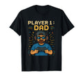 Player 1 Level Up Dad Pixels Gamer Dad T-Shirt - Graphic Print for Adults - T-Shirt, Sweatshirt, Hoodie