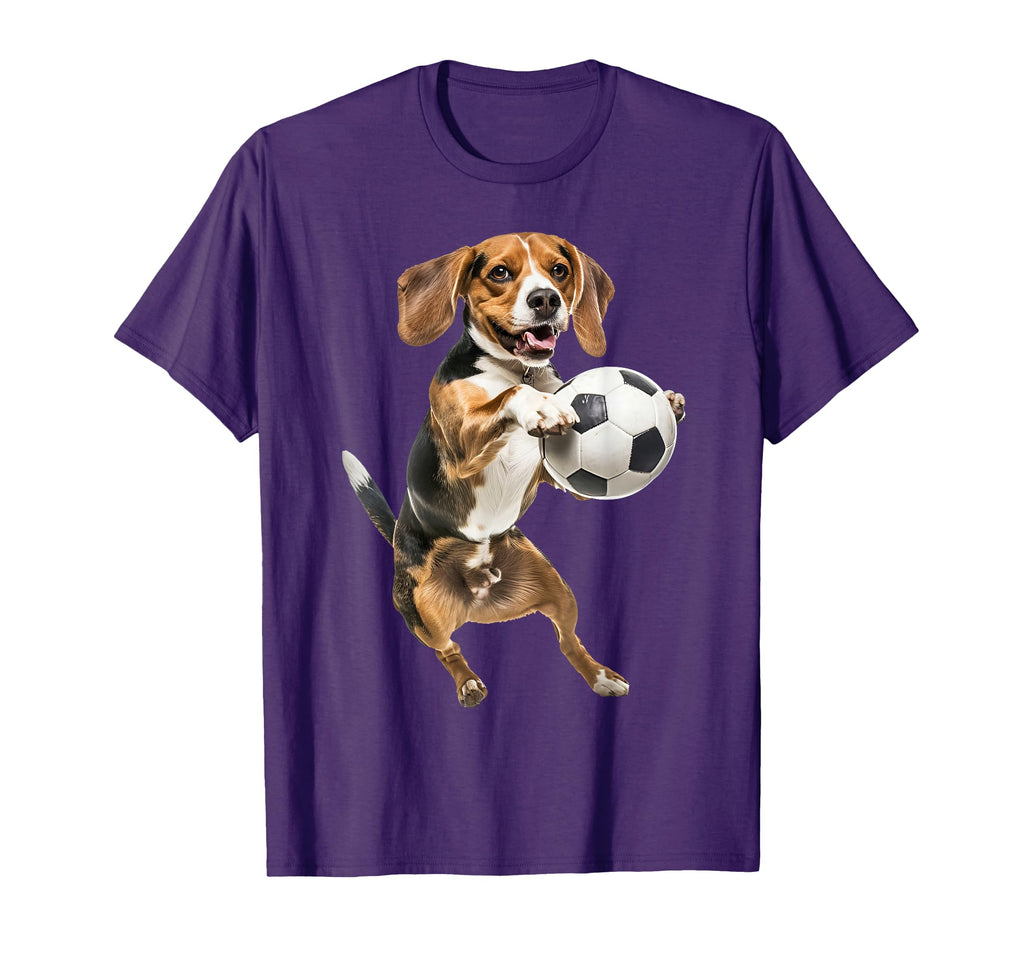 Beagle Soccer T-Shirt - Custom Art Print Unisex - T-Shirt, Sweatshirt, Hoodie