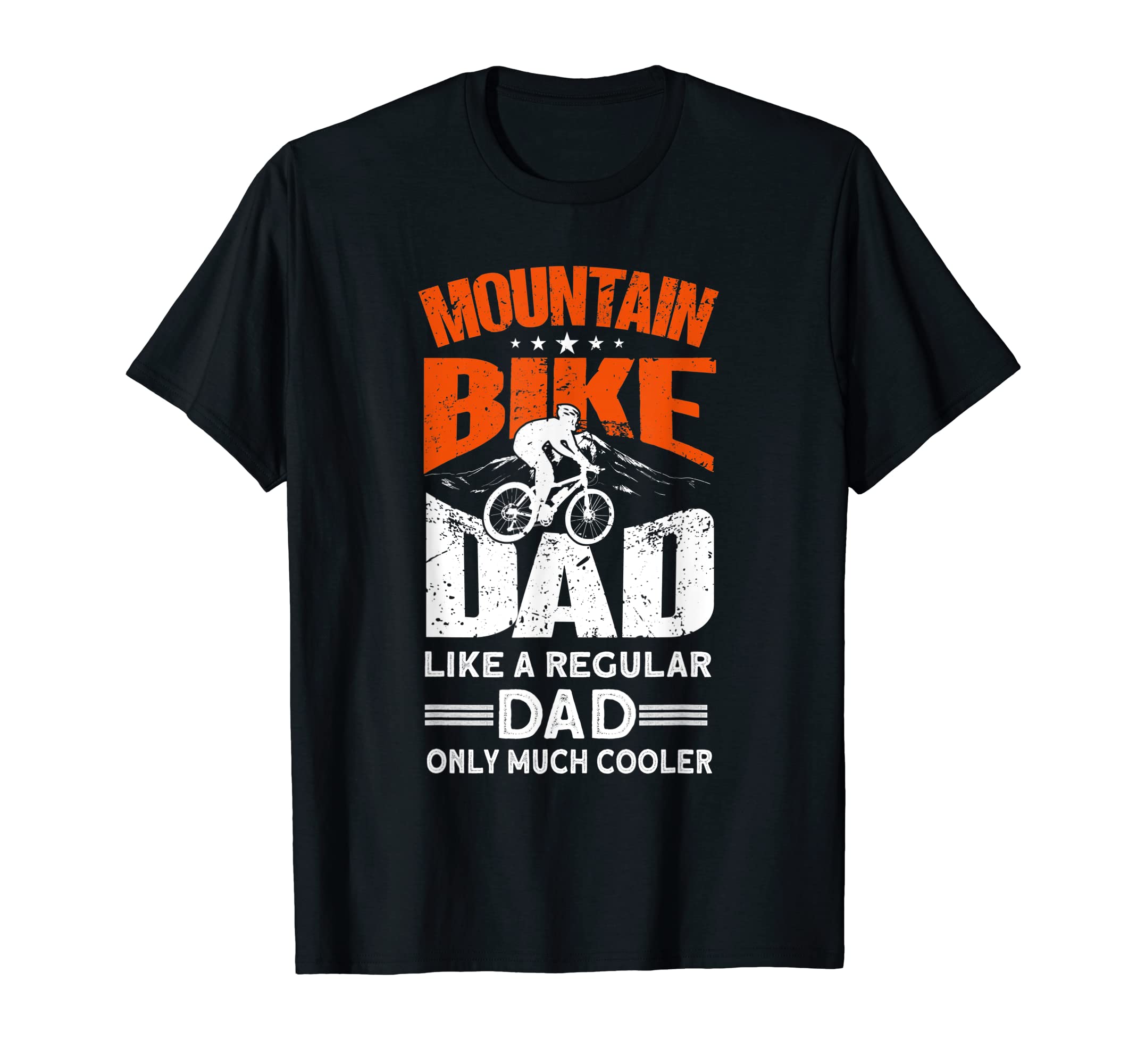 Mens Mountain Bike Dad Cycle T-Shirt - Fun Novelty Design for Adults - T-Shirt, Sweatshirt, Hoodie
