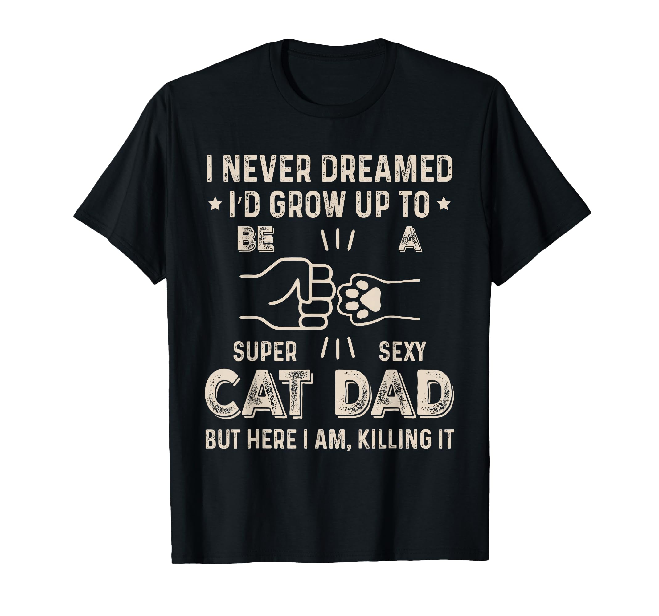 Cat Dad Funny Cat Lover Daddy T-Shirt - Aesthetic Graphic for Adults - T-Shirt, Sweatshirt, Hoodie