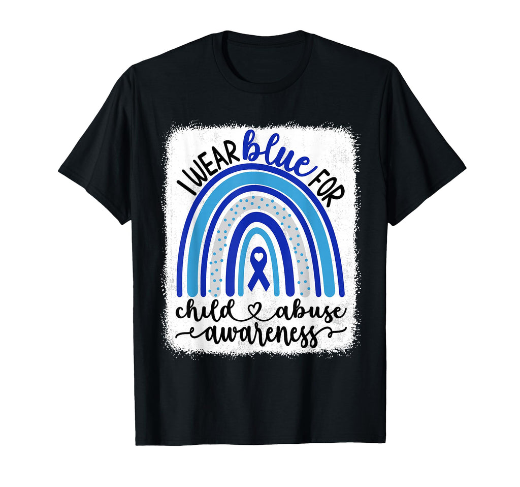 April We Wear Blue Pinwheel Child T-Shirt - Casual Everyday Wear Unisex - T-Shirt, Sweatshirt, Hoodie