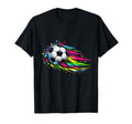 Soccer Player Paint Splash Colorful T-Shirt - Novelty Apparel Men Women - T-Shirt, Sweatshirt, Hoodie