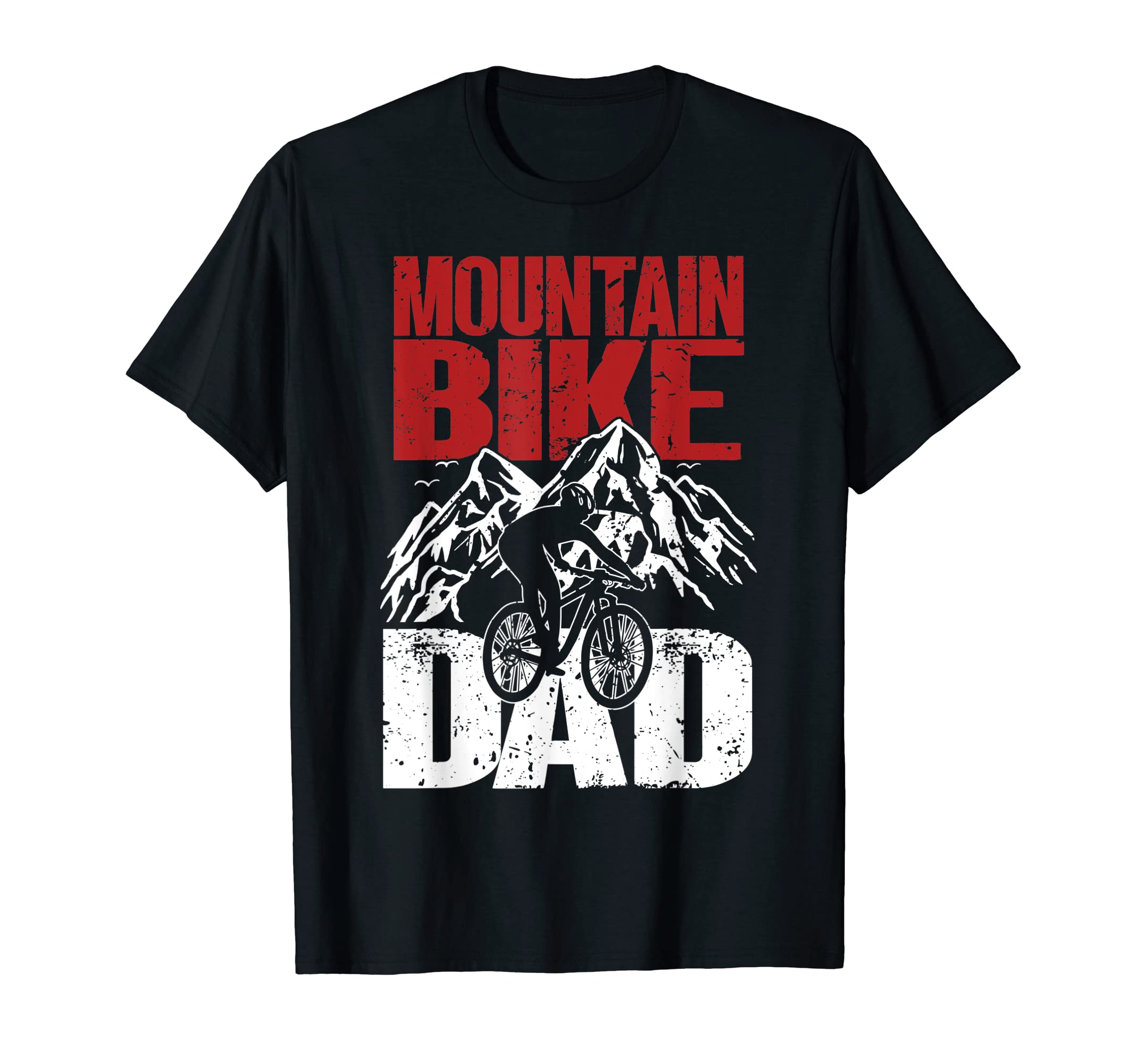 Mens Mountain Bike Dad Cycle Bicycle T-Shirt - Custom Art Print Unisex - T-Shirt, Sweatshirt, Hoodie