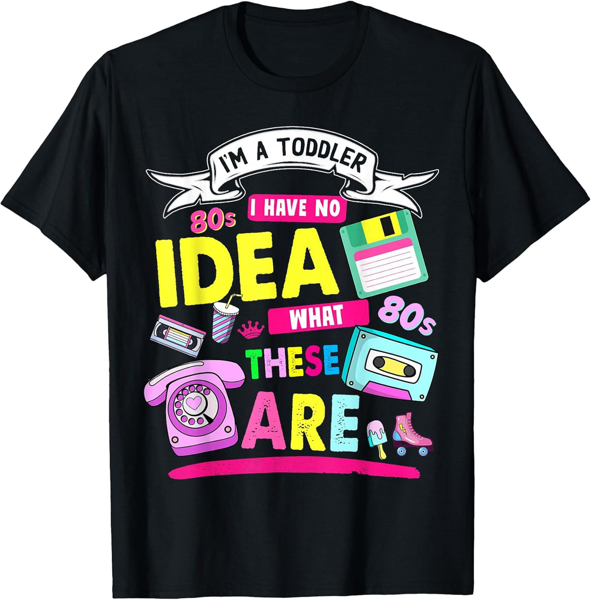 80s Outfit Ideas for Toddlers Theme Kids Nostalgia - Adult & Kids T-Shirts, Sweatshirts & Hoodies apparel design preview 1