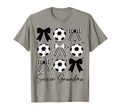Soccer Grandma Funny Coquette Bow T-Shirt - Minimalist Print for Adults - T-Shirt, Sweatshirt, Hoodie