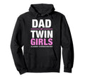 Dad Twins Gender Reveal Announcement Hoodie - Streetwear Style for Adults - T-Shirt, Sweatshirt, Hoodie