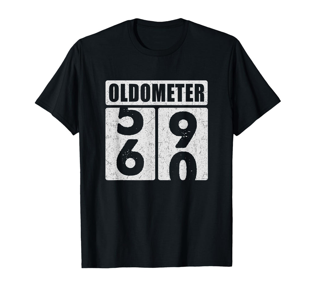 60Th Birthday 60 Year Old Oldometer 59 T-Shirt - Unique Graphic Men Women - T-Shirt, Sweatshirt, Hoodie