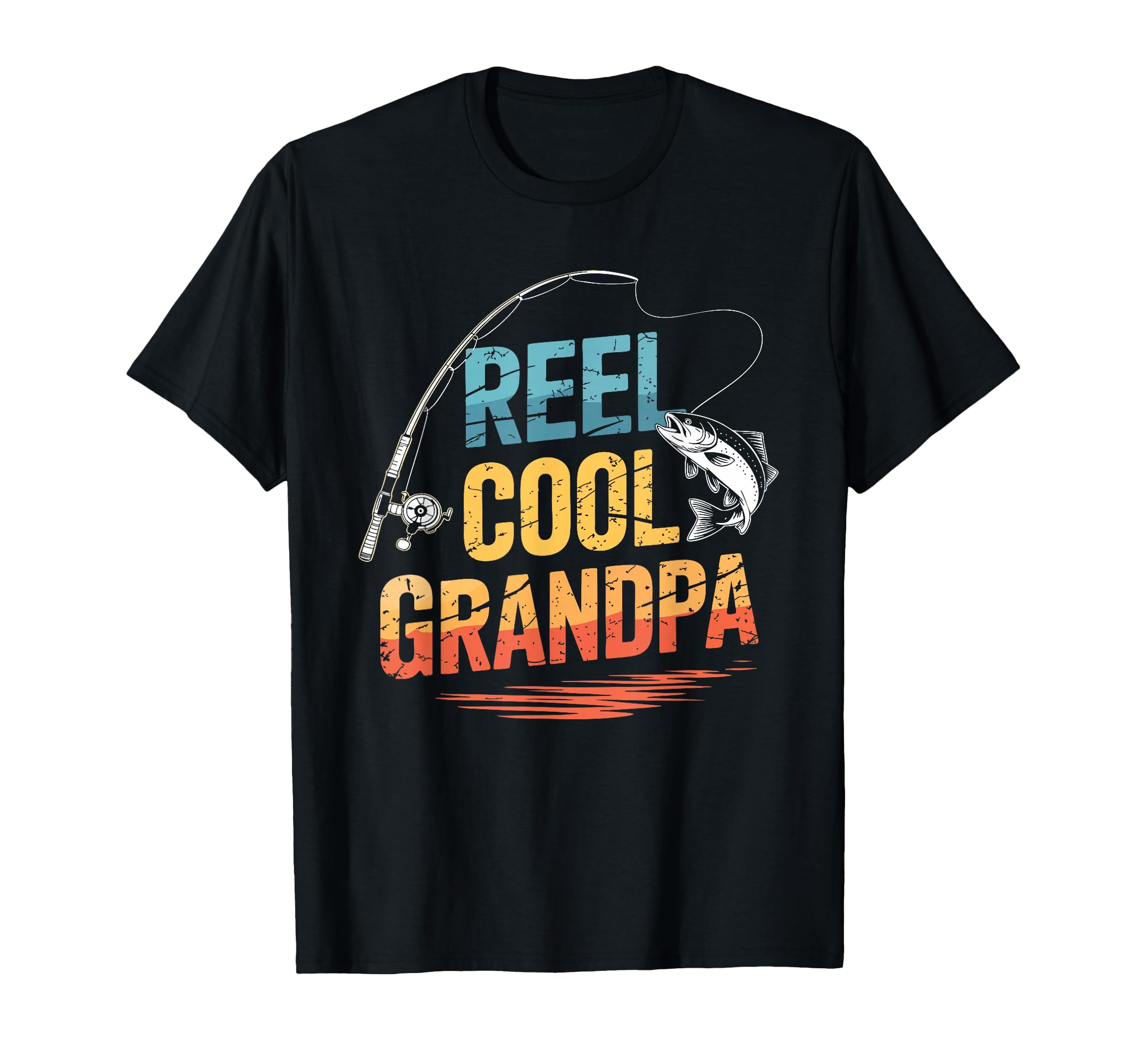 Reel Grandpa Fishing Fathers Day T-Shirt - Novelty Apparel Men Women - T-Shirt, Sweatshirt, Hoodie