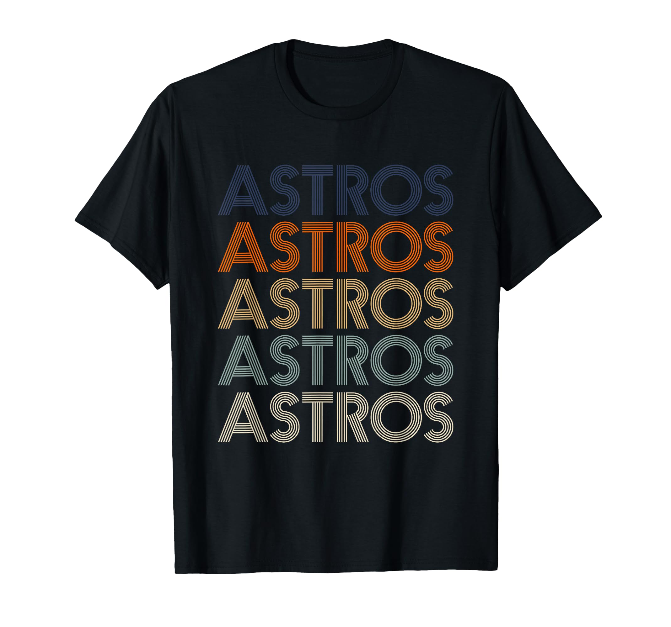 Astros Name Throwback 70S 80S Gift T-Shirt - Novelty Apparel Unisex - T-Shirt, Sweatshirt, Hoodie