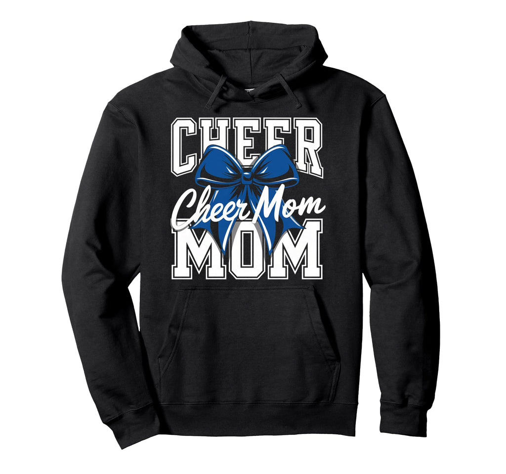 Cheer Mom Mother Bow Cheerleader Game Hoodie - Casual Everyday Wear Unisex - T-Shirt, Sweatshirt, Hoodie