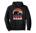 Papabear Family Daddy Bear Newborn Hoodie - Minimalist Print Unisex - T-Shirt, Sweatshirt, Hoodie