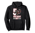 Motocross Birthday Dirt Bike 5Th Hoodie - Fun Novelty Design Men Women - T-Shirt, Sweatshirt, Hoodie