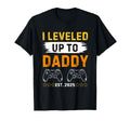I Leveled Up To Daddy Est 2025 Gamer T-Shirt - Aesthetic Graphic Unisex - T-Shirt, Sweatshirt, Hoodie