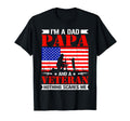 Patriotic Veteran Dad American Flag T-Shirt - Aesthetic Graphic Men Women - T-Shirt, Sweatshirt, Hoodie