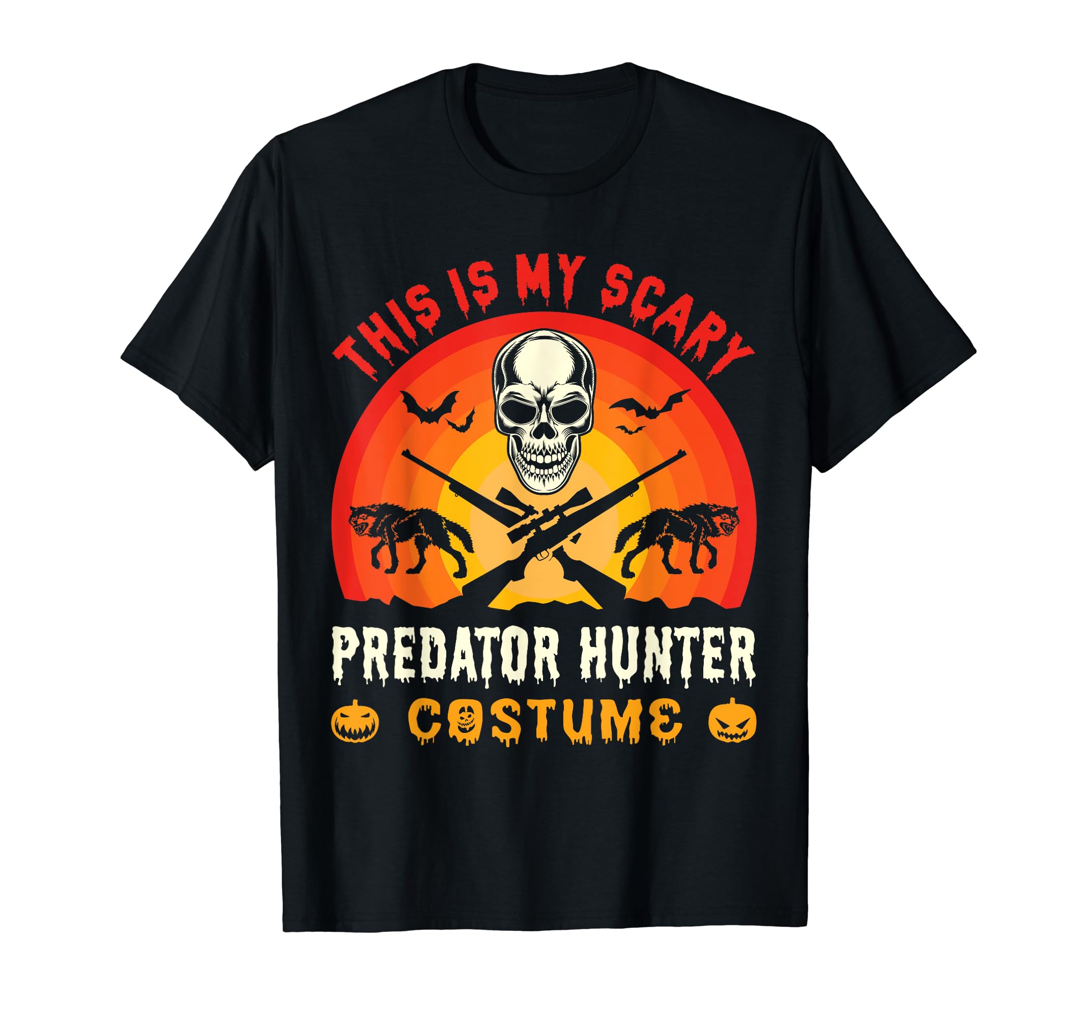 Bow Coyotes Hunting Usa Flag Proud Big T-Shirt - Novelty Apparel Unisex - T-Shirt, Sweatshirt, Hoodie