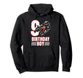 Motocross Birthday Dirt Bike 9Th Birthday Hoodie - Minimalist Print Unisex - T-Shirt, Sweatshirt, Hoodie